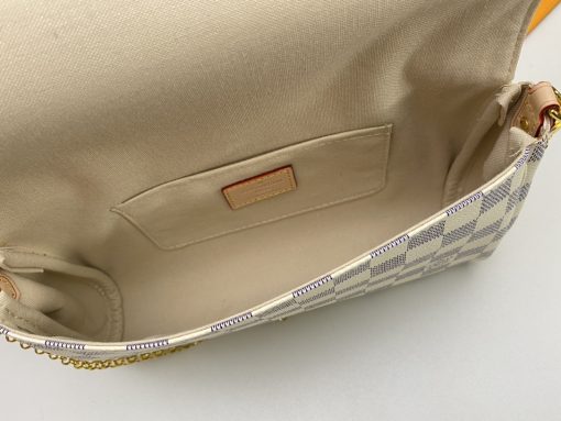 Louis Vuitton Women's Favorite Mm Damier Azur 28Cm - Image 5