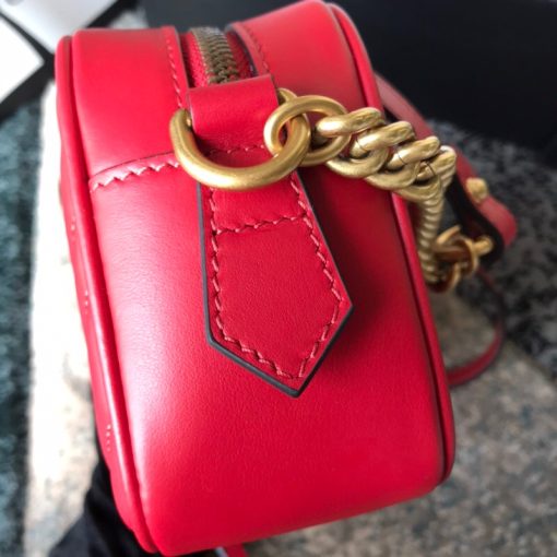 Gucci Marmont Small Matelasse Shoulder Bag 447632 Dtd1T 6433 - Image 3