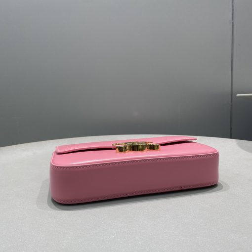 Celine Chain Shoulder Bag Triomphe In Triomphe Canvas Pink 197993Bf25Fo - Image 4