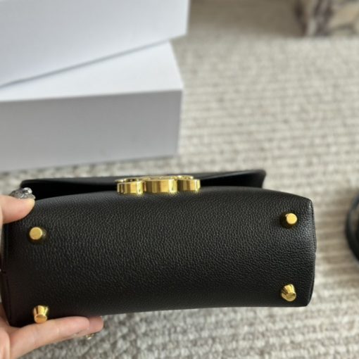 Celine Medium Nino Bag In Supple Calfskin Black 20Cm 117523Fxk 38No - Image 9