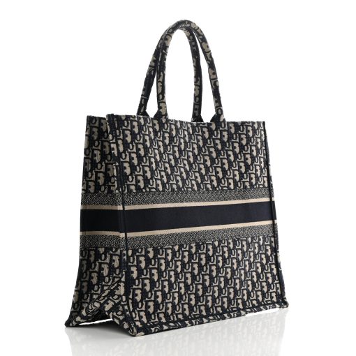 Christian Dior Oblique Large Book Tote Blue - Image 2