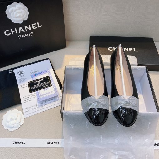 Chanel Flat Black Sandals G02819 Y01552 94305 - Image 5