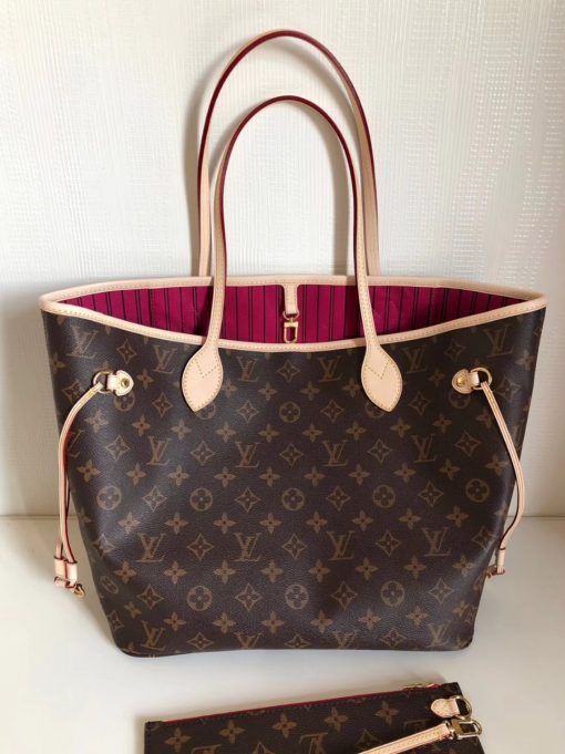 Louis Vuitton Neverfull Pivoine Pink Mm M41178 - Image 2