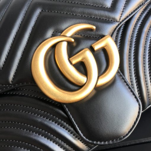 Gucci Marmont Medium Matelasse Shoulder Bag 31Cm 443496 Dtdit 1000 - Image 5