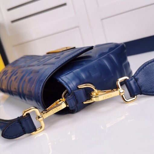 Fendi Baguette Blue 8Br600A72Vf19Po - Image 6