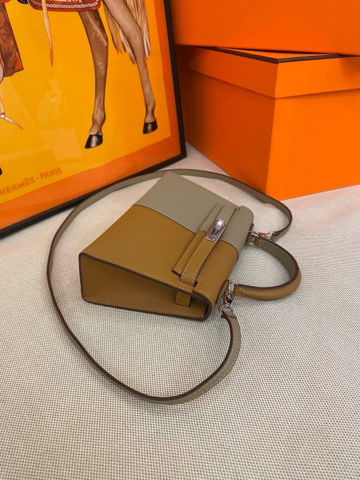 Hermes Kelly Mini 20 Casaque Palladium Hardware - Image 5