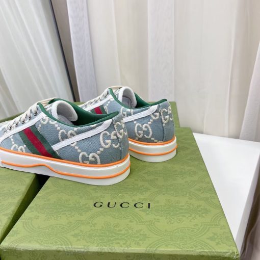Gucci Women's Tennis 1977 Sneaker Light Blue 606110 H0G10 3460 - Image 5