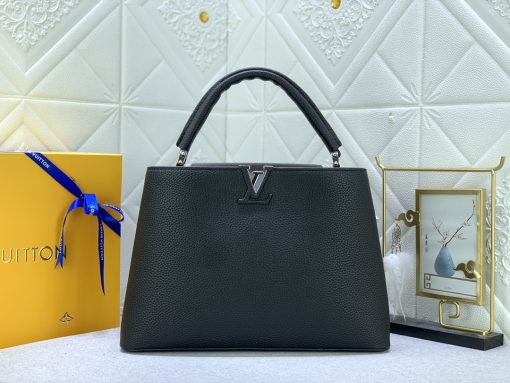 Louis Vuitton Capucines Mm Black M42259 - Image 7