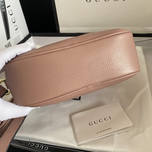 Gucci Soho Small Leather Disco Bag Pink 308364 A7M0G - Image 6