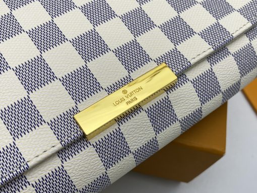 Louis Vuitton Women's Favorite Mm Damier Azur 28Cm - Image 4