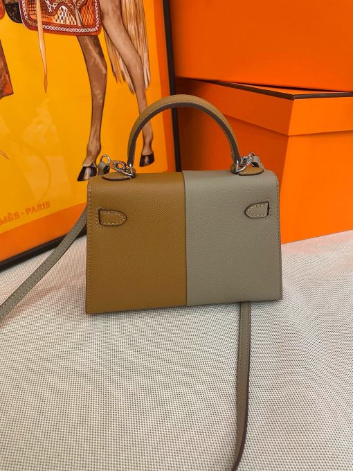 Hermes Kelly Mini 20 Casaque Palladium Hardware - Image 4