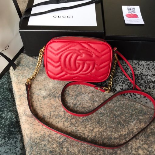 Gucci Marmont Small Matelasse Shoulder Bag 447632 Dtd1T 6433 - Image 2