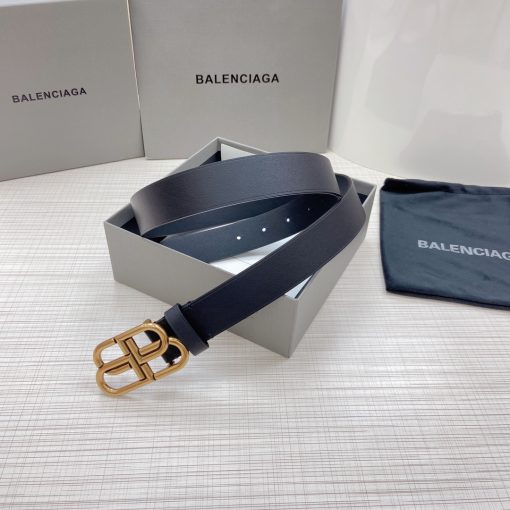 Salvatore Ferragamo Gancini Black Leather Belt With Gold Metal Buckle - 90 Eu 105 Cm - Image 6