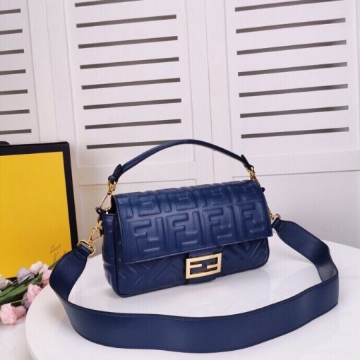 Fendi Baguette Blue 8Br600A72Vf19Po - Image 2