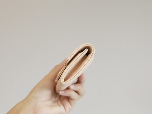 Chanel Classic Card Holder Wallet Beige Ap0214 - Image 6