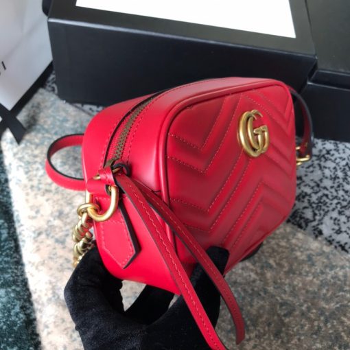 Gucci Marmont Small Matelasse Shoulder Bag 447632 Dtd1T 6433 - Image 5