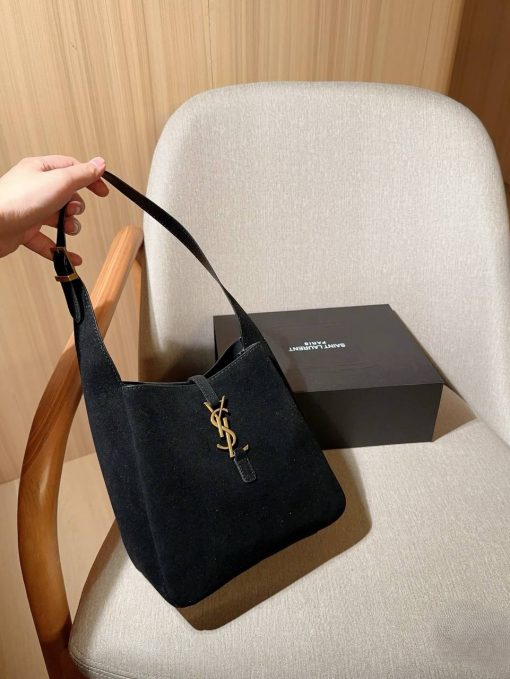 Saint Laurent Small Le Hobo Bag Black - Image 3