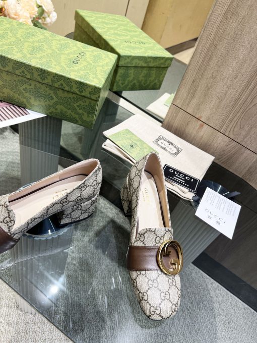 Gucci Women's Blondie Pump Beige ?701711 9I650 9769 - Image 6