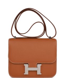 Hermes Constance 18 Gold Epsom Palladium Hardware