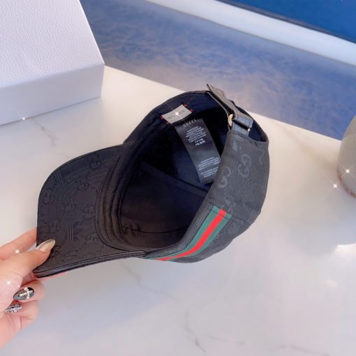 Gucci X Adidas Baseball Cap Hat Black - Image 2