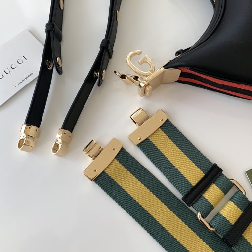 Gucci Gg Attache Small Shoulder Bag In Black 23Cm 699409 Uxwbg 1037 - Image 6