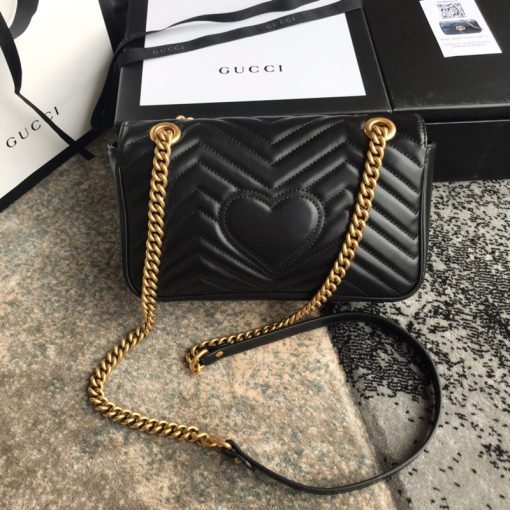 Gucci Marmont Matelasse Mini Bag 446744 Dtdit 1000 - Image 2