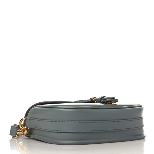 Christian Dior  Calfskin Cannage Caro Pouch With Chain Gray - Image 3