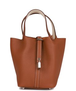 Hermes Eclat Picotin Lock 18 Gold Clemence Palladium Hardware