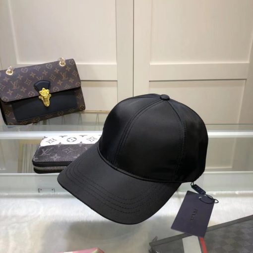 Prada Renylon Baseball Cap Black - Image 2