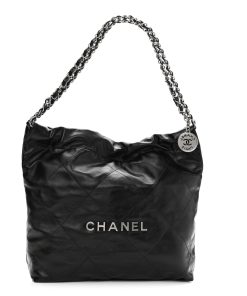Chanel 22 Small Handbag Shiny Calfskin
