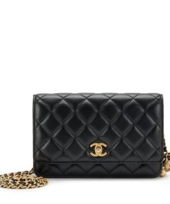 Black  Wallet On Hardware