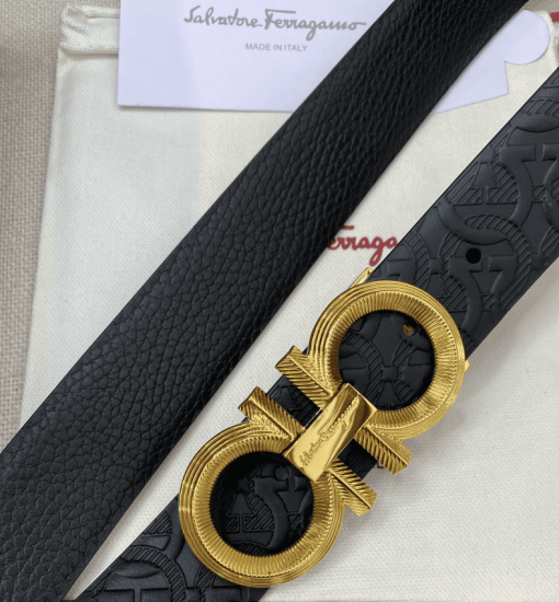 Louis Vuitton Lv Ceinture Initiales Reversible Black 4Cm - 90 Eu 105 Cm - Image 3