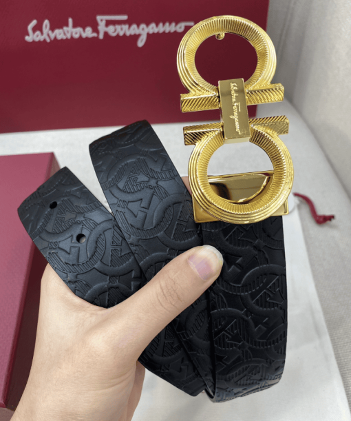 Louis Vuitton Lv Ceinture Initiales Reversible Black 4Cm - 90 Eu 105 Cm - Image 4