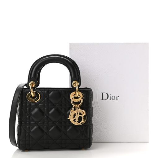 Christian  Mini Lady Dior Black 17Cm - Image 4