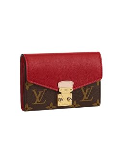 Louis Vuitton Pallas Compact Combines Wallet 13Cm Red