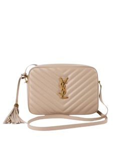 Saint Laurent Lou Camera Bag In Quilted Leather Beige Gold 23Cm 612544Dv7072721