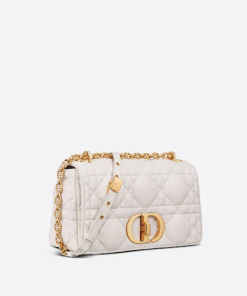 Dior Caro Bag Latte Matte Padded  Calfskin