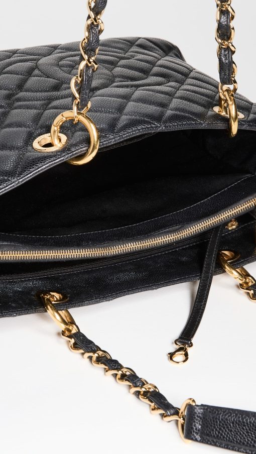 Chanel Grand Shopping Tote Quilted Caviar - Image 3