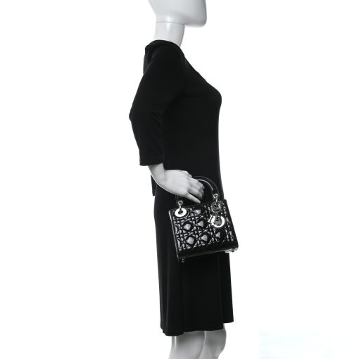 Christian Dior  Mini Lady Dior Black 17cm - Image 4