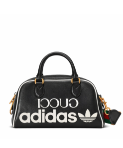 Gucci X Adidas Mini Duffle Bag Black 31.5Cm 702397 U3Zct 8726