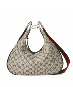 Gucci GG Attache Large Shoulder Bag Beige 35Cm 702823 96Grn 4082