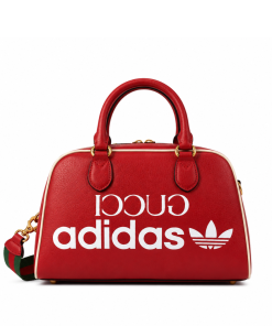 Gucci X Adidas Mini Duffle Bag Red 31.5Cm 702397 U3Zct 6563