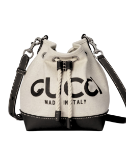 Gucci Shoulder Bag With Gucci Print Black 23Cm