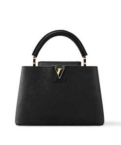 Louis Vuitton Capucines Bb Bag Black 27Cm M94755