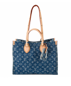 Louis Vuitton 2024 Monogram Denim OnTheGo MM Tote Bag