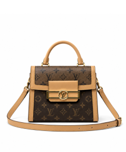 Louis Vuitton Dauphine Capitale Bag Brown 21Cm M46751