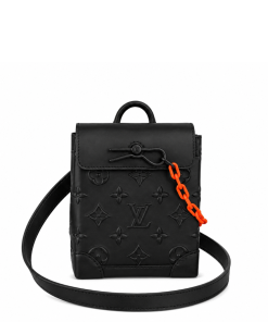 Louis Vuitton Nano Steamer Black 20Cm M58707