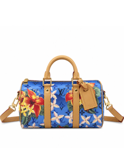 Louis Vuitton Keepall Bandouliere 25 Bright Blue 25Cm M24999