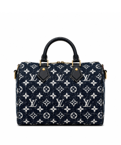 Louis Vuitton Speedy Bandouliere 25 Navy Blue M59609