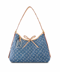 Louis Vuitton Carryall Pm Denim Blue 28Cm